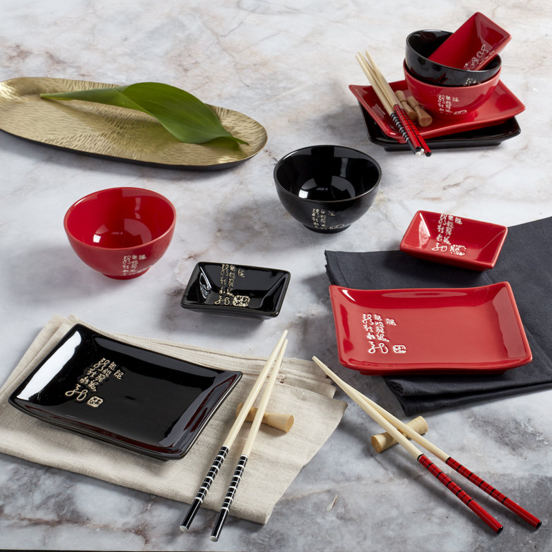 Tabletops Gallery 24 piece Sushi Serving Set & Reviews Wayfair